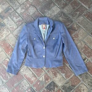 Desert West Vintage Jacket Size S Periwinkle Long Sleeve